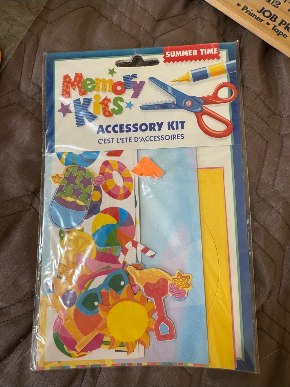 Summer Time Accessory Kit - Multi-Color scrapbook Craft Set